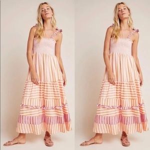 Anthropologie Dolan Collection striped maxi dress.  Size medium.  Retail $250.